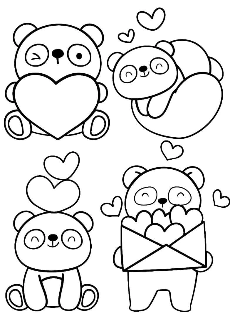 Lưu về ngay bộ hình tô màu gấu cực đáng yêu