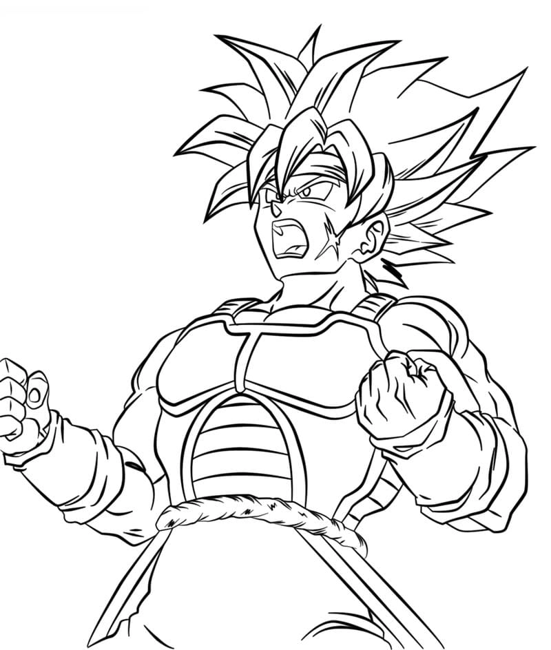 Giúp bé sáng tạo với tranh goku to mau mỗi ngày