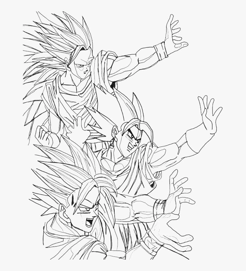 Ghim ngay bộ tranh tô màu goku blue cực đẹp cho bé