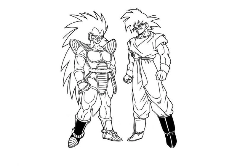 Bộ tranh tô màu goku bạn năng vô cực cực ngầu bé nào cũng thích