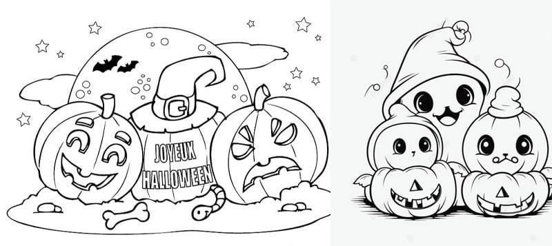 Đừng bỏ lỡ lễ hội halloween tranh tô màu halloween cực hot