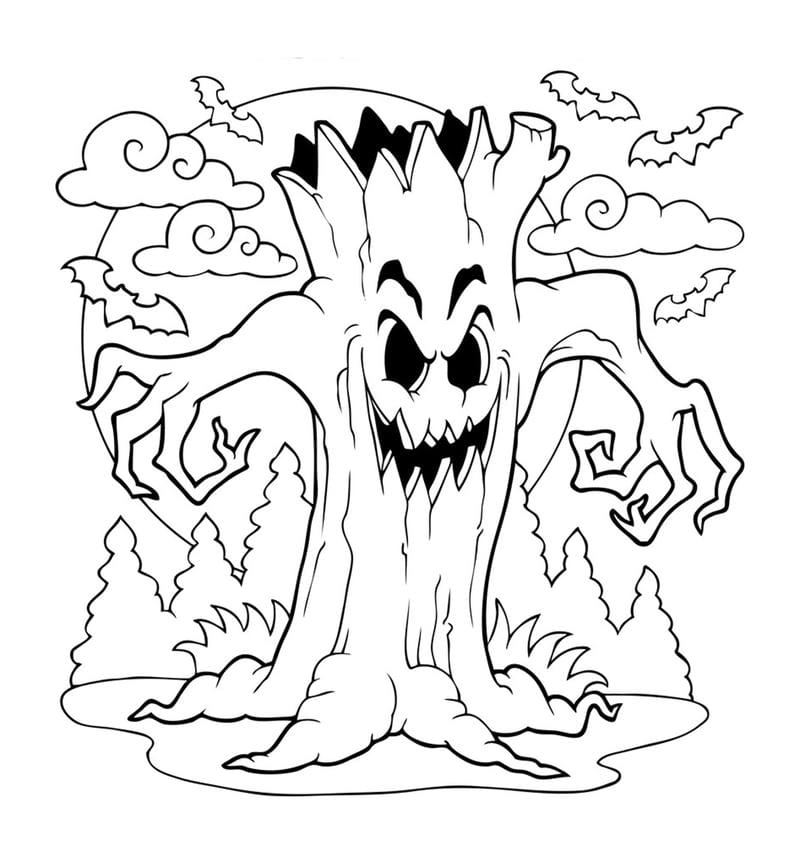 Hóa trang cực ngầu cùng tranh tô màu mặt nạ halloween cho đêm lễ hội