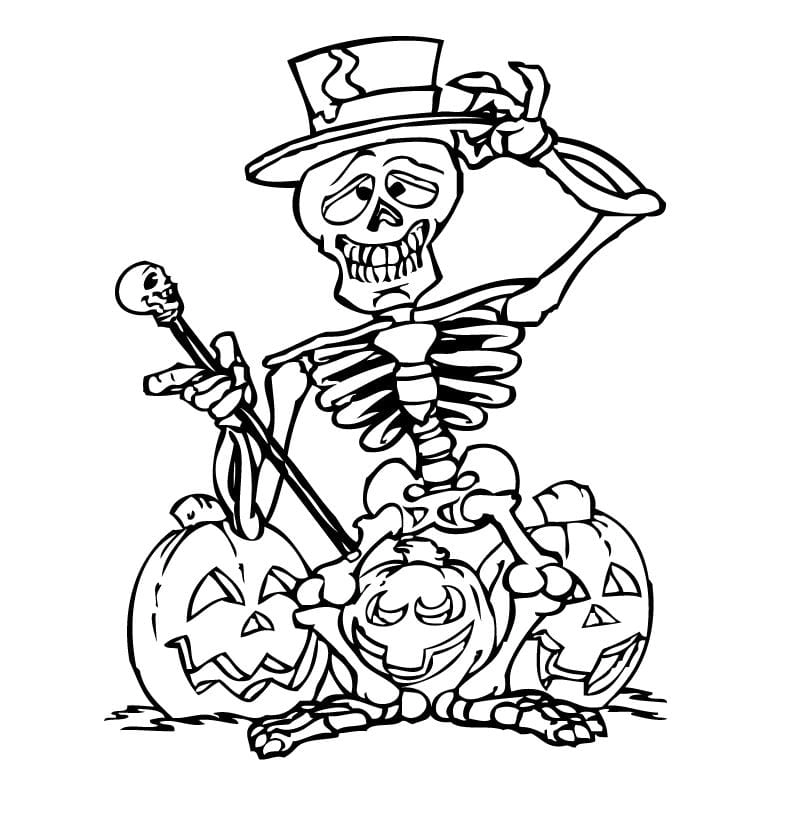 Tô màu thỏa thích với bộ tô màu hình halloween đủ kiểu dáng