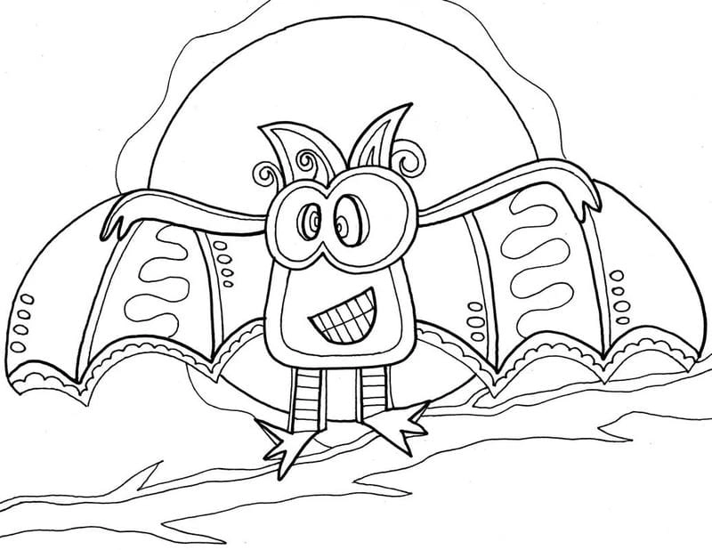 Cùng bé tô màu tô màu ngôi nhà halloween huyền bí