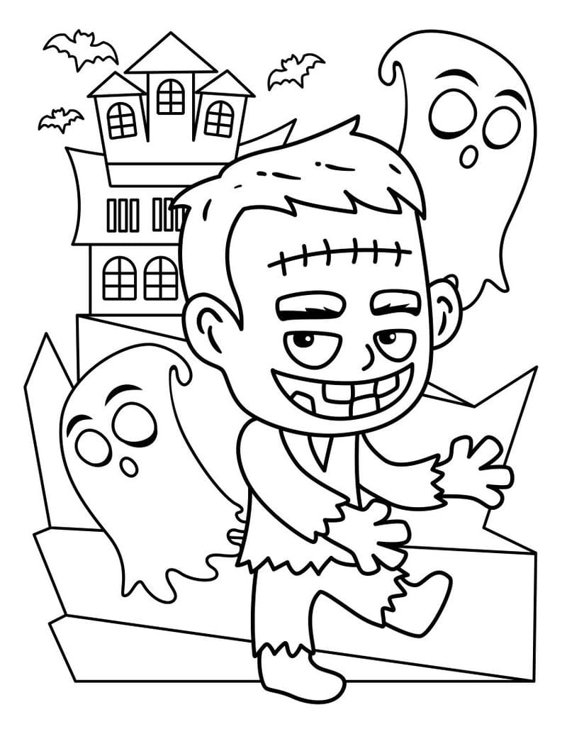 Làm quen lễ hội qua tô màu quả bí ngô halloween đầy sắc màu