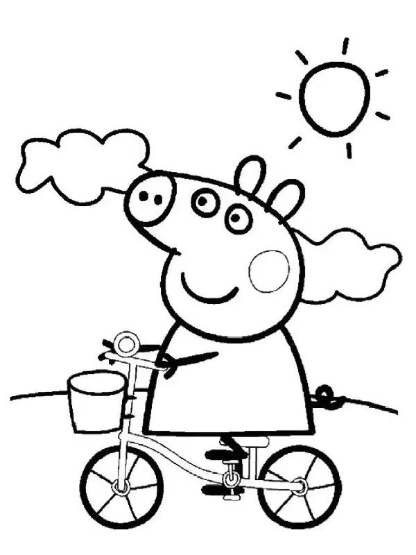 Bộ sưu tập tranh to mau heo peppa hấp dẫn