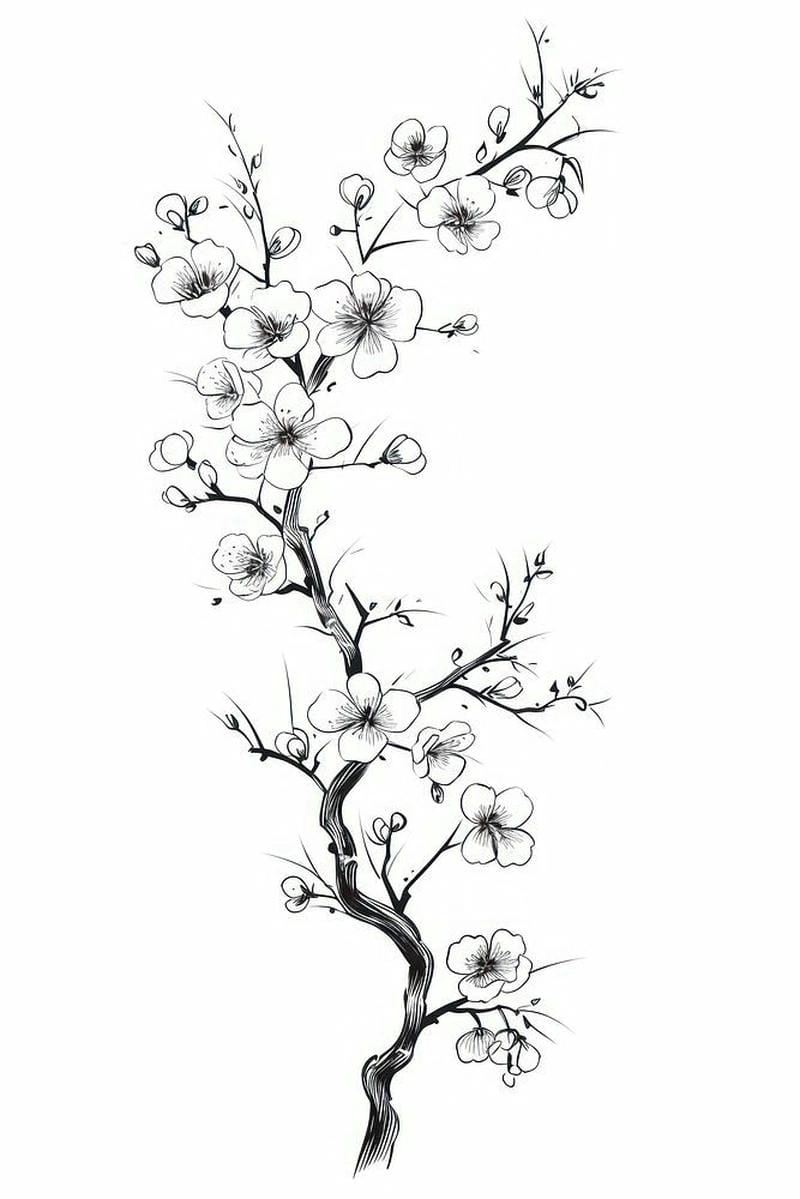 Tập tô cùng tranh tô màu hoa mai hoa đào đáng yêu