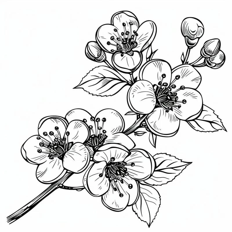 Giáo cụ sáng tạo từ tranh tô màu cây mai