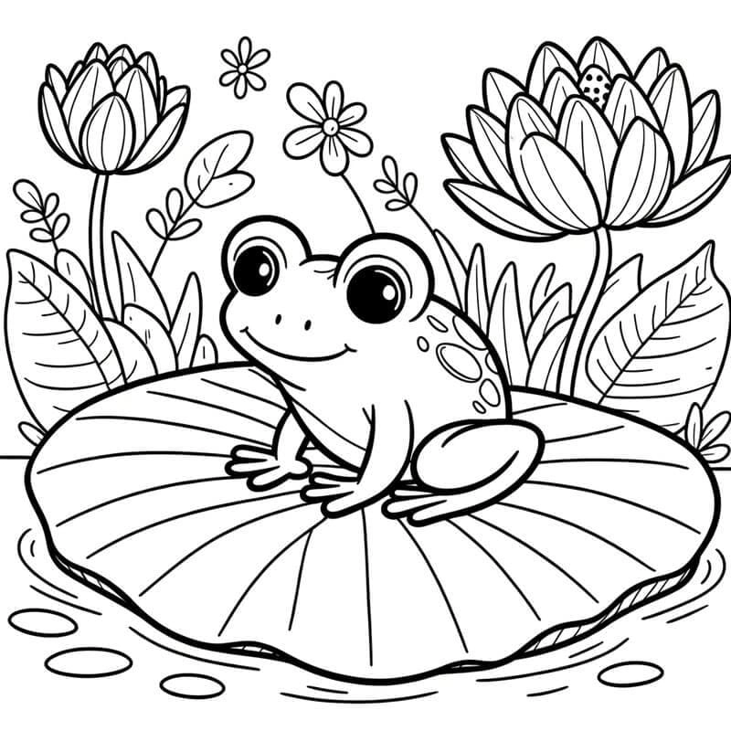 Tuyển chọn tranh tô màu hoa sen cho bé dễ tô và đẹp mắt