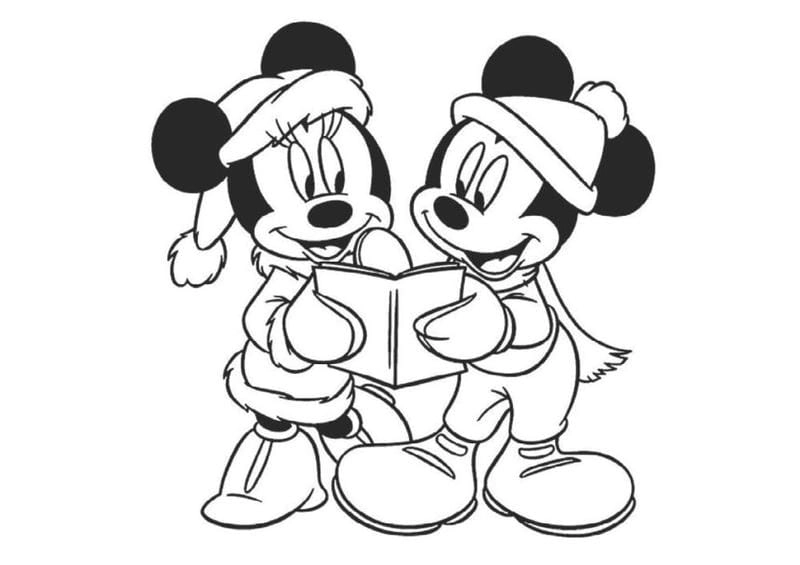 Gợi ý tô màu chuột mickey đơn giản cho bé