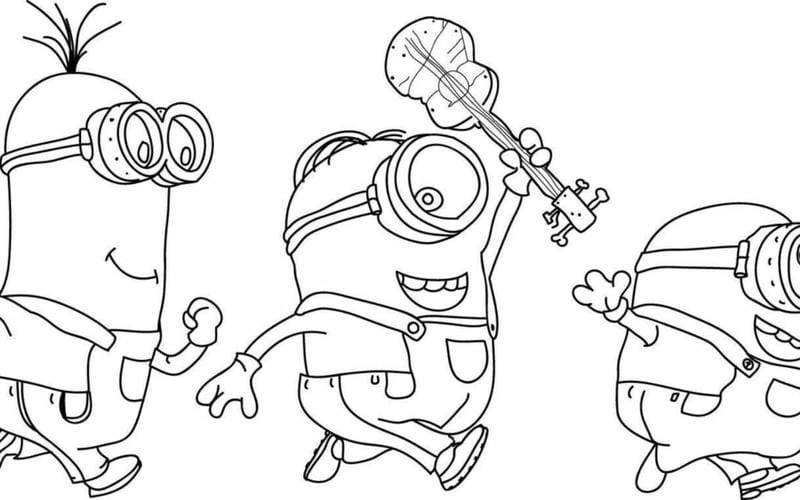 Tuyển tập mới tranh tô màu hoạt hình dễ thương