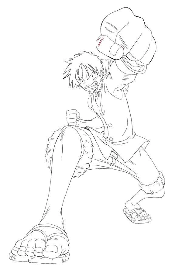 Bộ tranh tô màu one piece sabo đầy màu sắc