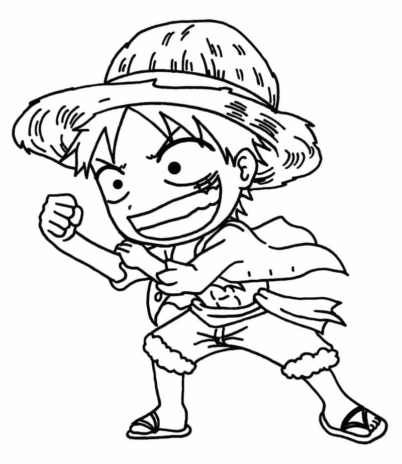 Khơi dậy cảm hứng với tranh tô màu one piece luffy gear 5