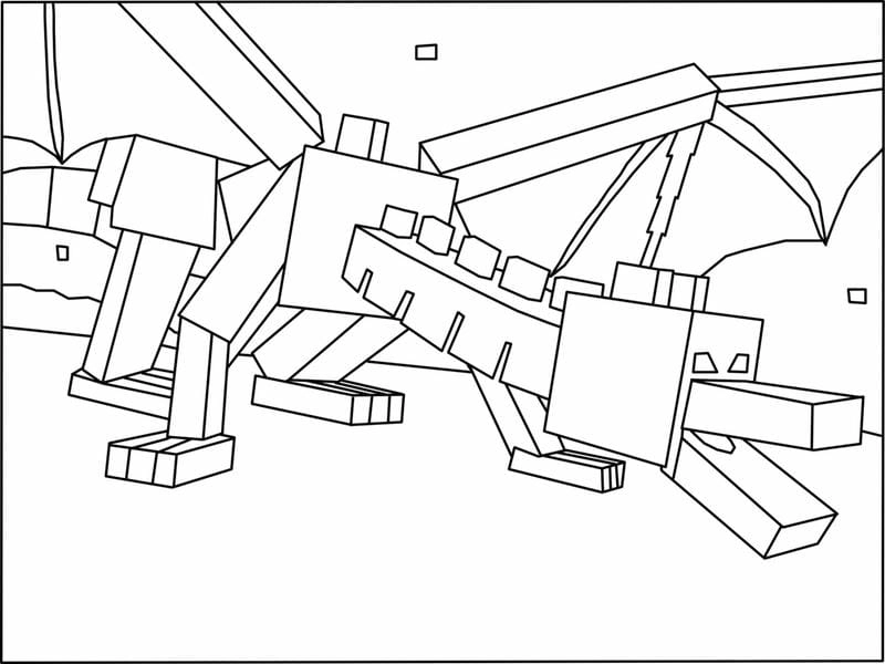 Khám phá tranh tô màu minecraft slenderman cực hấp dẫn
