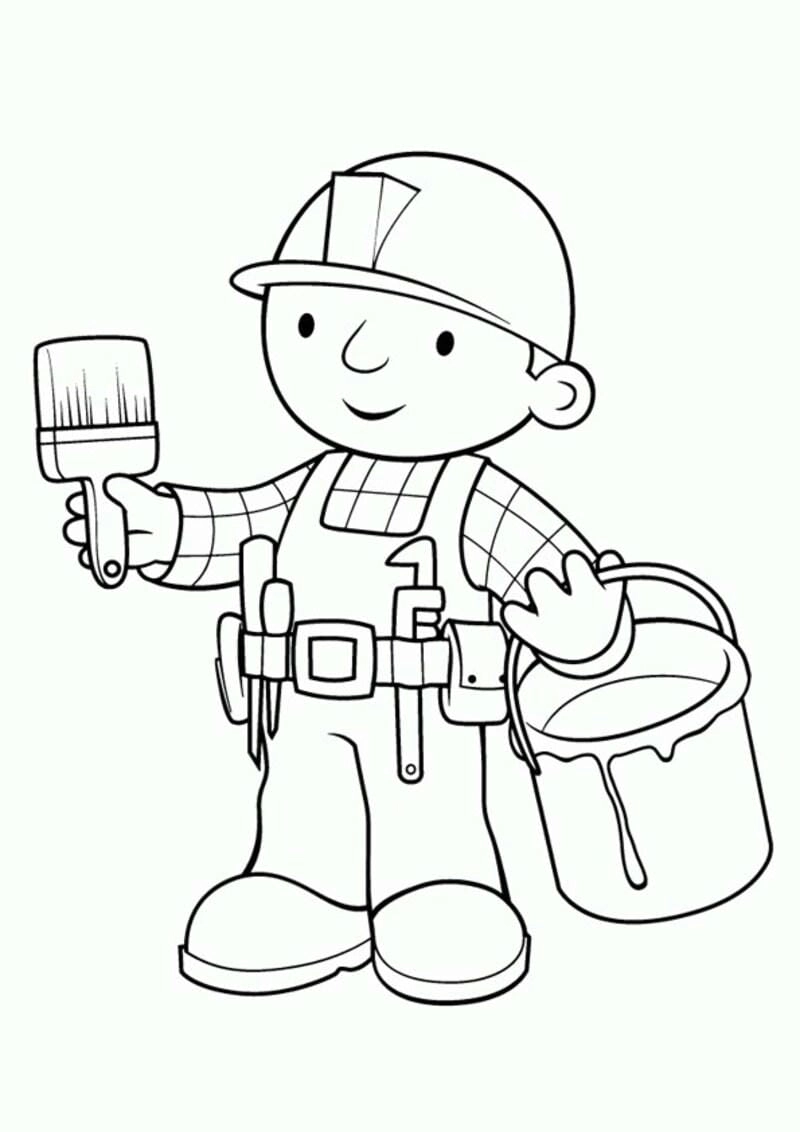 Khám phá thế giới việc làm qua hình tô màu nghề nghiệp