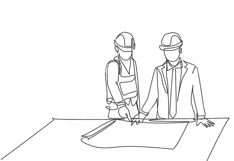 Khám phá công trường cùng tranh tô màu góc xây dựng đầy màu sắc