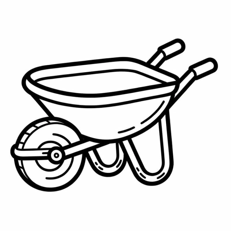 Giúp bé sáng tạo với tô màu dụng cụ nghề nông