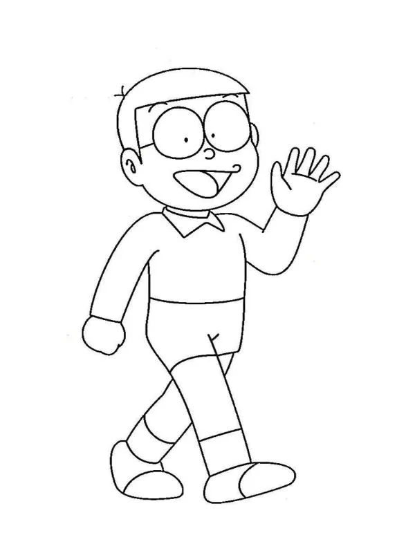 Bộ sưu tập tô màu doremon và nobita siêu dễ thương