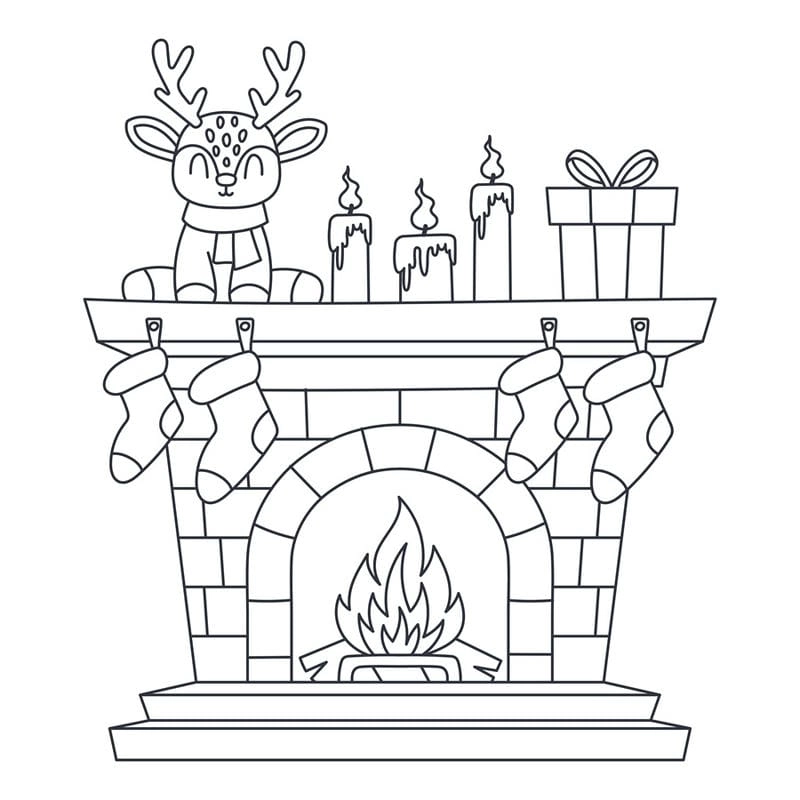 Tuyển chọn đẹp nhất tranh giáng sinh tô màu