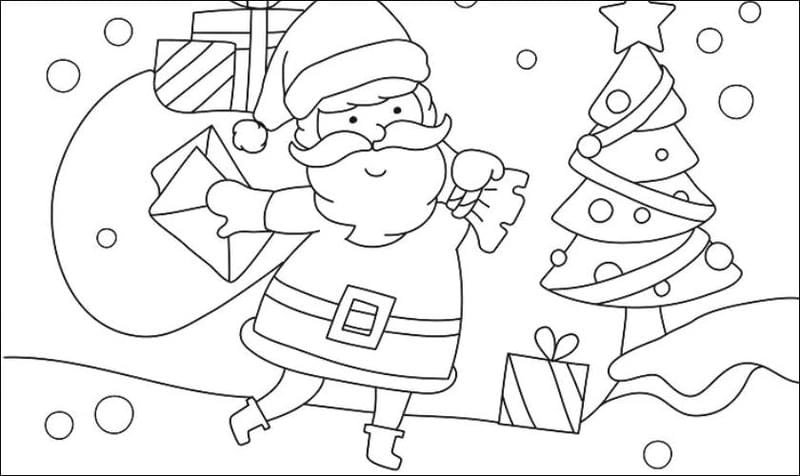 Sáng tạo ngày đông cùng tranh noel to mau