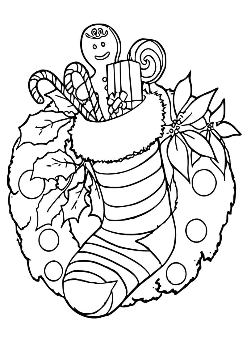 Bé học tô màu qua tranh to mau noel cho be