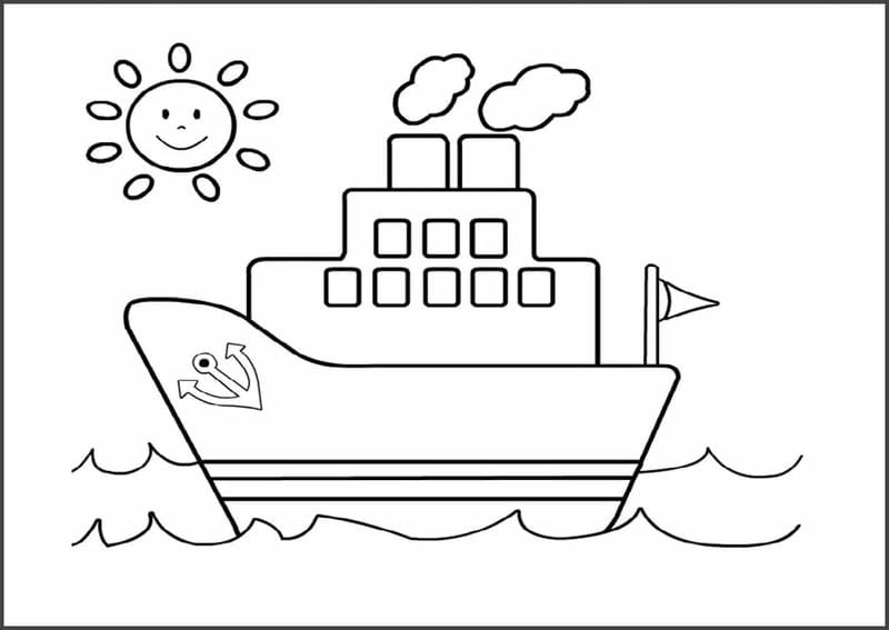 Bé nhận diện qua tranh tô màu một số phương tiện giao thông