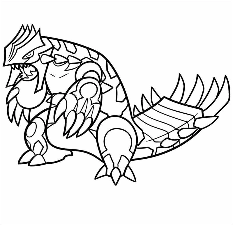 Sáng tạo với tranh to màu pokemon mega siêu dễ thương