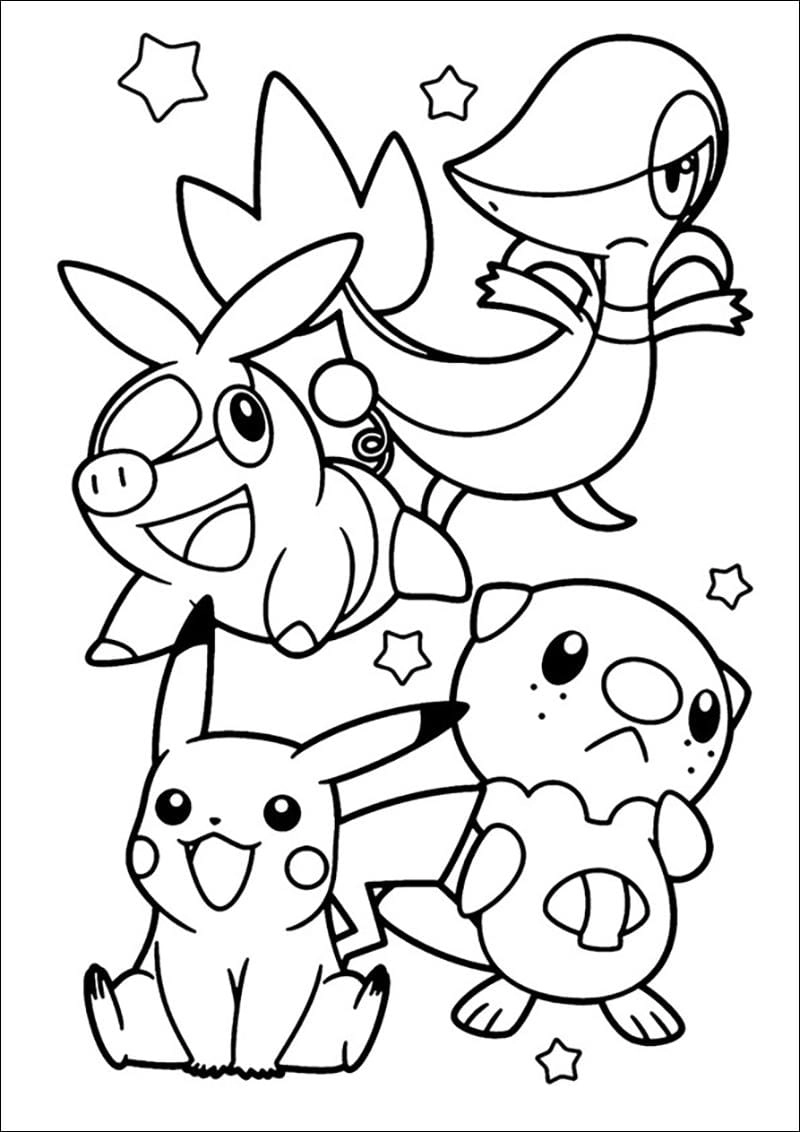 Khám phá bộ tô màu pokemon hệ rồng huyền bí đầy sắc màu