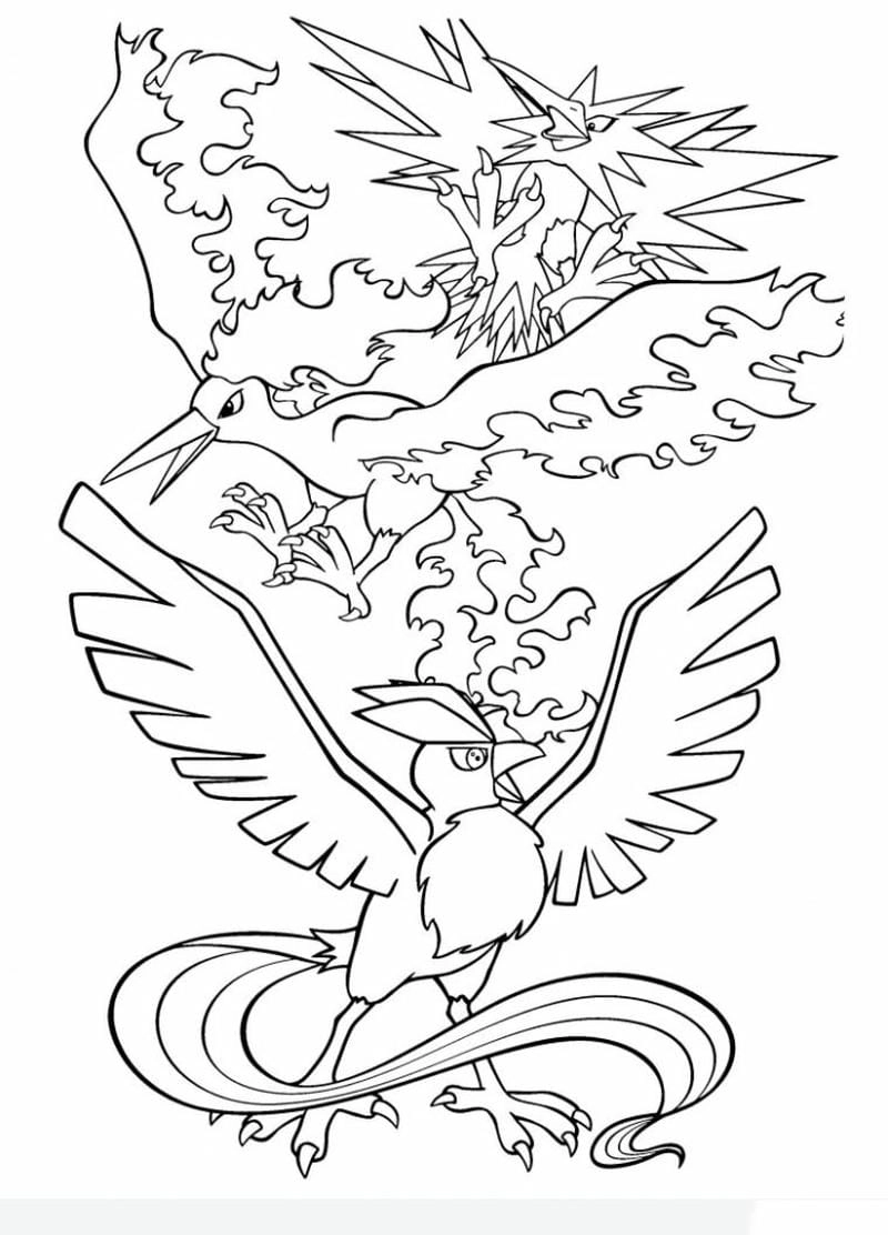 Bộ tranh tô màu pokemon mega rayquaza được bé yêu thích nhất