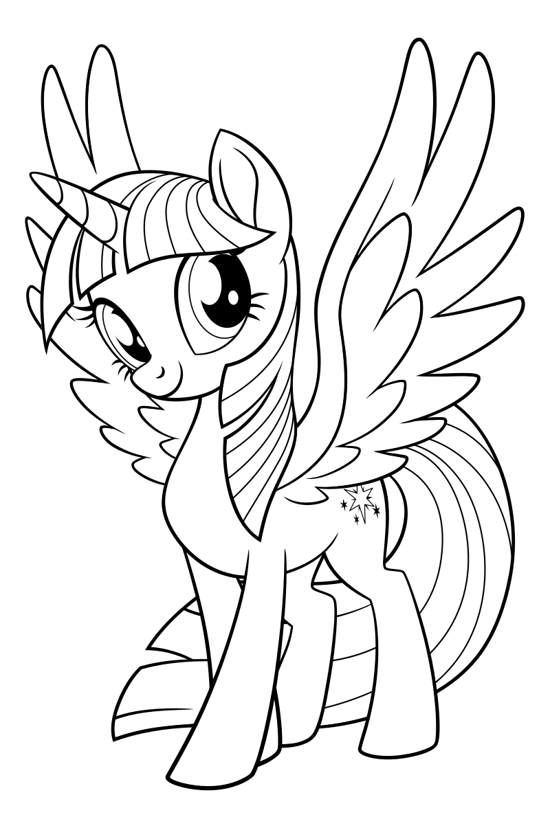 Tô sắc sáng tạo với con ngựa pony tô màu