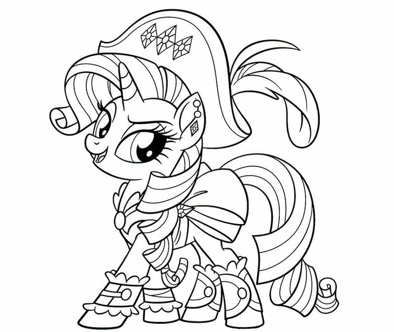 Thế giới màu sắc của ngựa pony tô màu