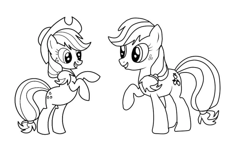 Khám phá nhân vật pony người tô màu