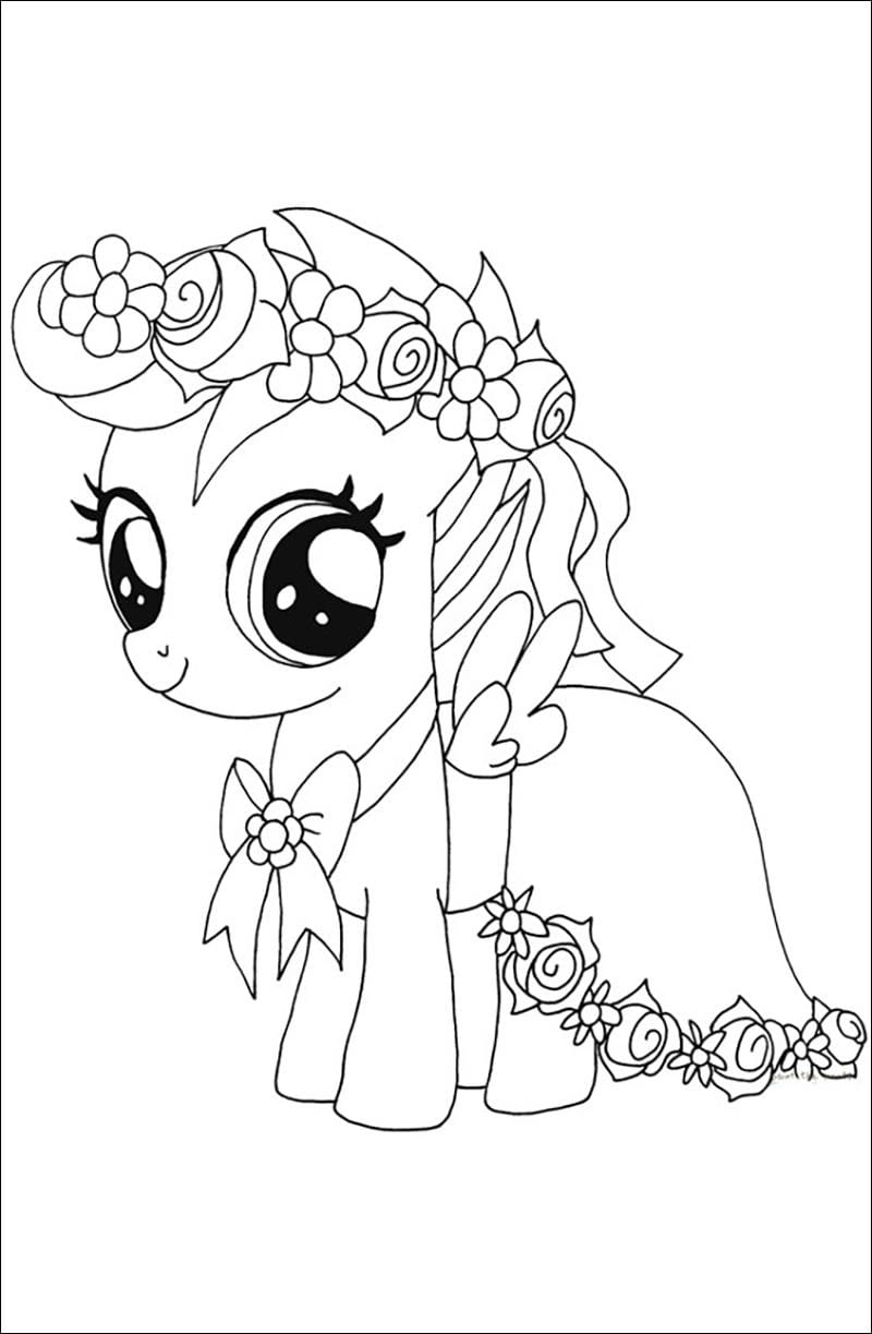 Khơi nguồn sáng tạo với sách tô màu pony