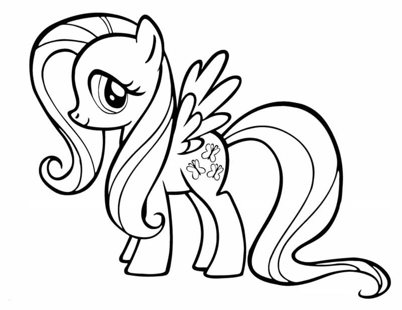 Bộ sưu tập tranh tô màu ngựa pony cực hot