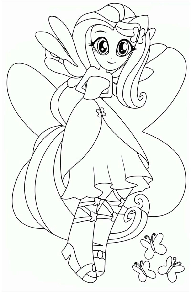 Tải ngay bộ tranh tô màu pony cực sinh động