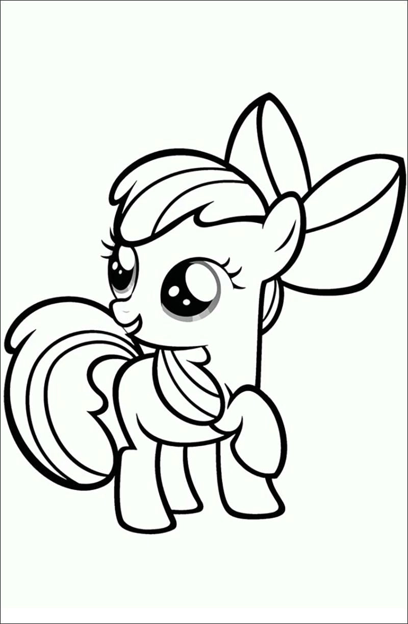 Khám phá thế giới hình tô màu pony người