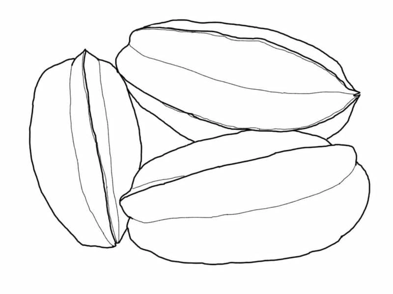 Tập vẽ tô màu rau củ quả đơn giản với bộ tranh tô màu rau củ quả rõ nét