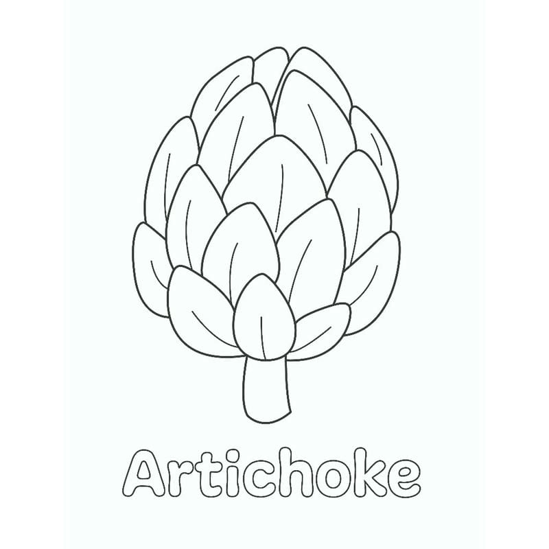 Bé dễ dàng nhận biết hình tô màu rau củ quả qua các mẫu tranh tô màu rau củ quả