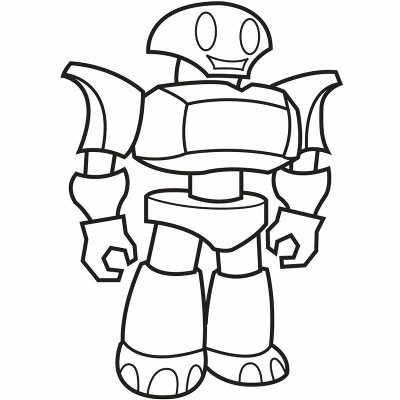 Tổng hợp tranh to mau robot đẹp ngầu