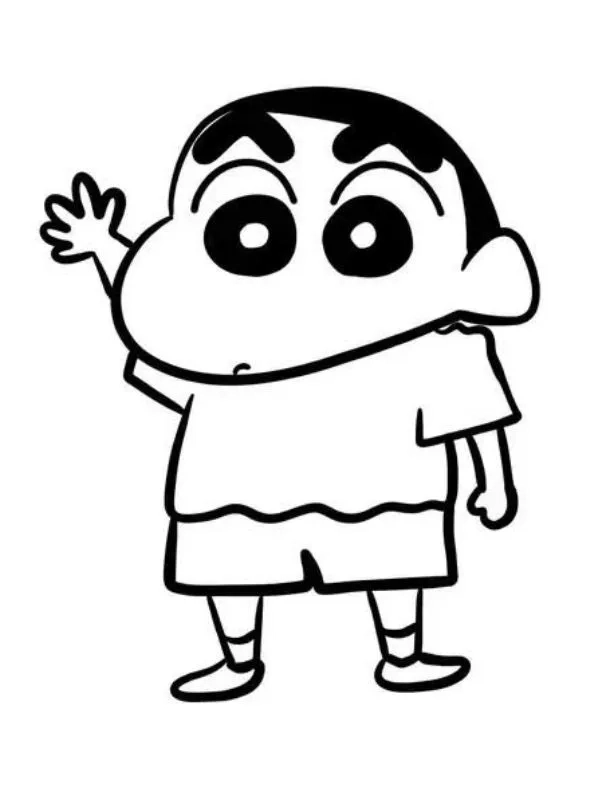 Khám phá tuyển tập tranh tô màu shin cậu bé bút chì hấp dẫn