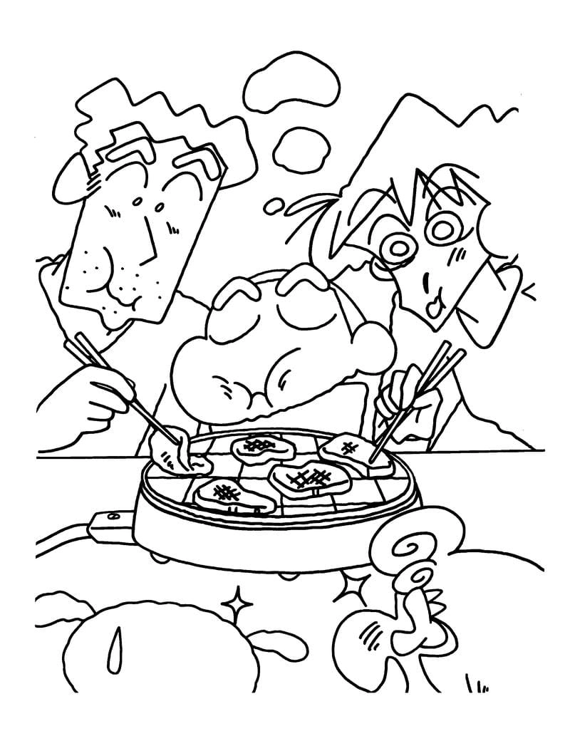 Tuyển chọn shin cậu bé bút chì tô màu hấp dẫn nhất