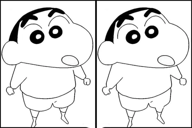 Tổng hợp ngộ nghĩnh tranh tô màu shin cậu bé bút chì siêu xinh