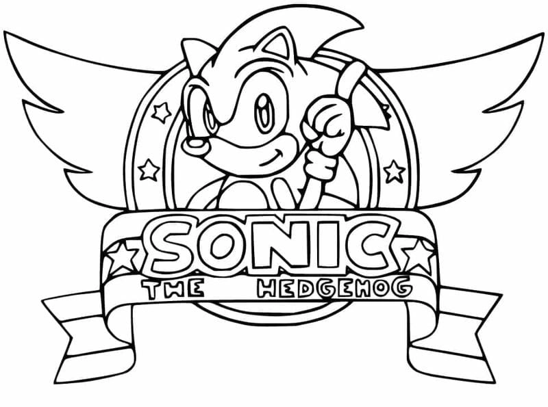 Bé yêu thích thú với tô màu sonic siêu dễ thương