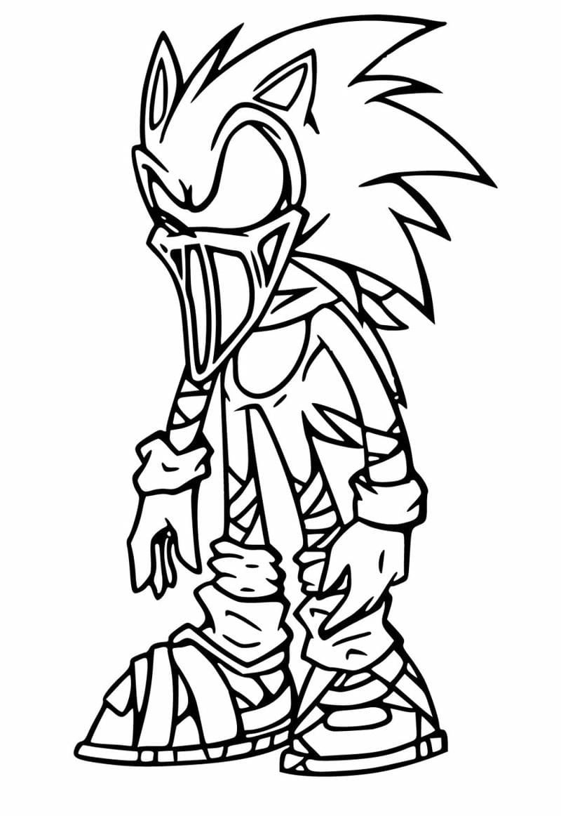 Thỏa thích chọn hình sonic tô màu theo sở thích