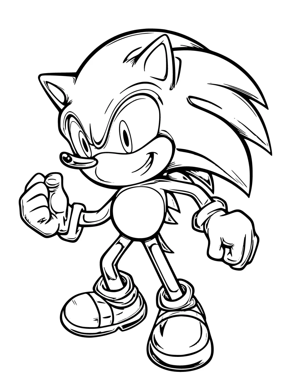 Tô thử ngay bộ tranh tô màu sonic cute đáng yêu bé nào cũng thích