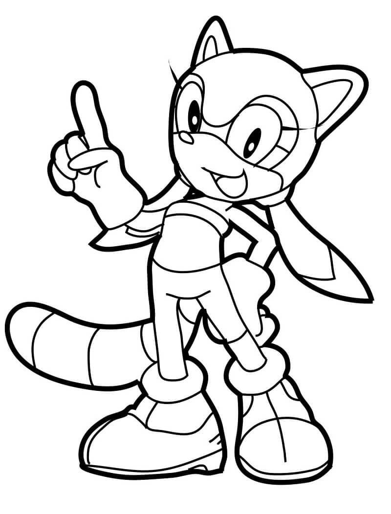 Gợi ý các mẫu tranh tô màu nhím sonic dễ thương