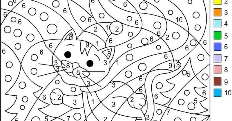 Cùng bé sáng tạo với tranh tô màu theo số chủ đề tô màu theo số pokemon