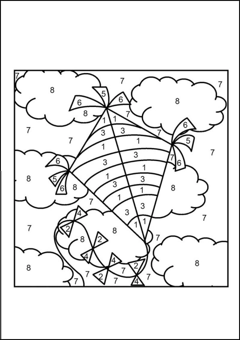 Thử ngay tranh tô màu theo số với gam màu số 8 tươi sáng
