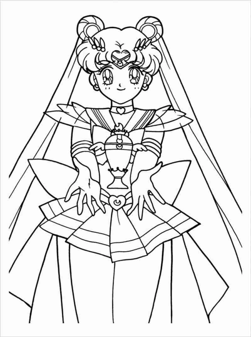 Tải nhanh thuỷ thủ mặt trăng tô màu