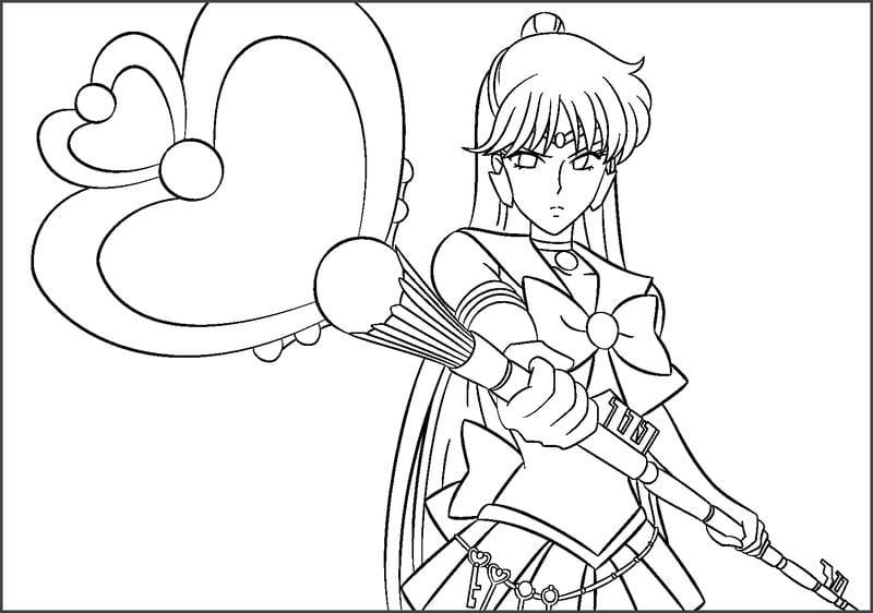 Tô màu lung linh với tranh tô màu thủy thủ sao kim